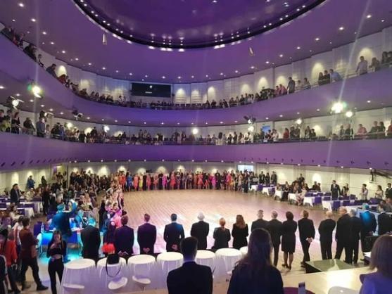 Josef Prouza a Nela Hoffmannová na Mistrovství ČR v latinskoamerických tancích družstev