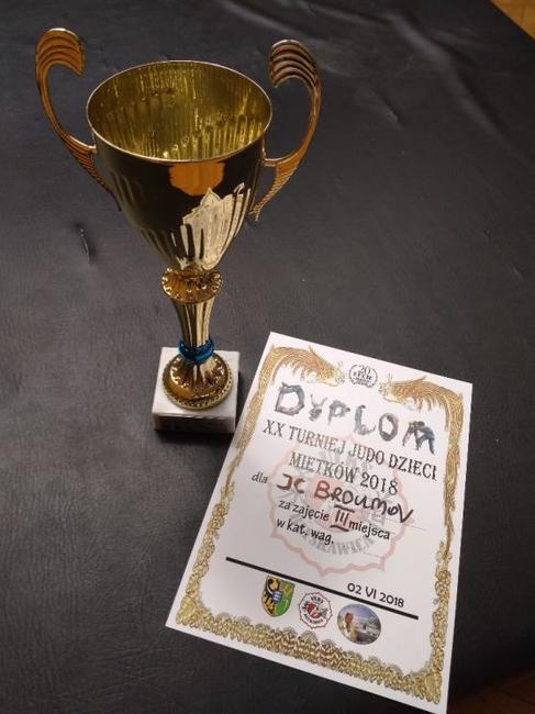 Všichni judisté se z Polska vrátili s medailí. Družstvo Broumova na 3. místě