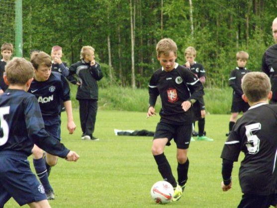 Broumovský fotbalista Dan Hypšman si zahrál proti Manchesteru United