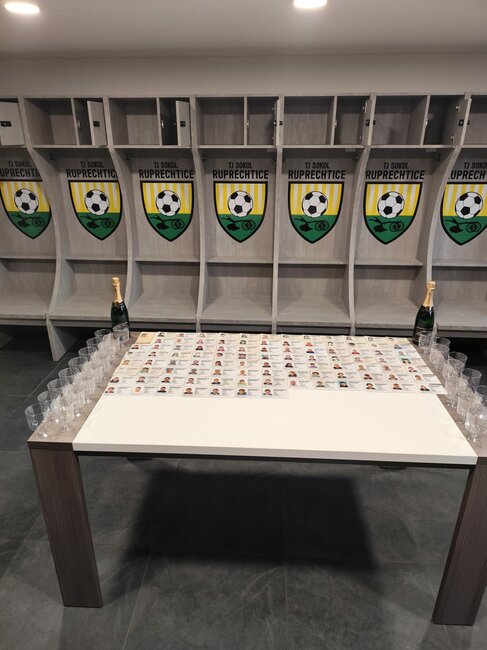 Nové kabiny oslavili fotbalisté v Ruprechticích drtivým vítězstvím