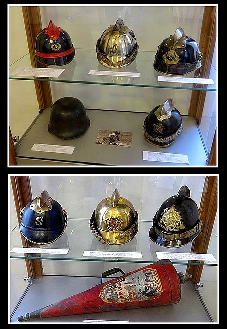 Muzeum Broumovska vystavuje předměty a archiválie mapující historii a vznik místních hasičských sborů