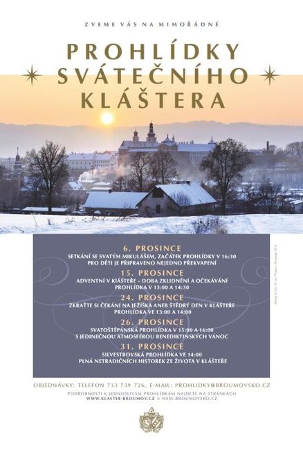 Televizní reportáž o rekonstrukci kláštera. Prohlídky pokračují 