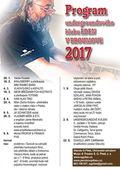 Spolek Music & Theatre S.G.Pitaš se ohlíží za aktivitami roku 2016. Zároveň se rodí program na letošní rok 