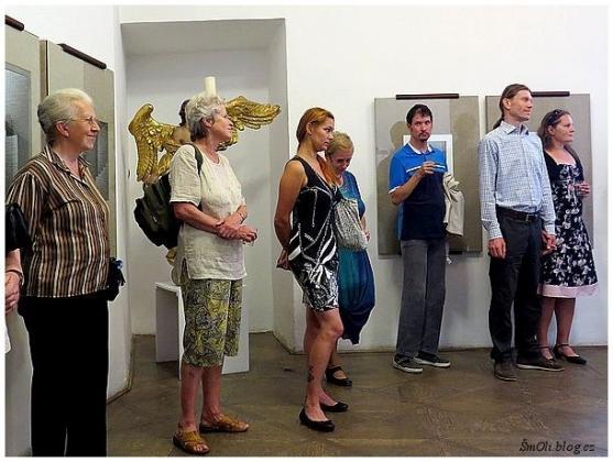 Dernisáž výstavy Jindřicha Růžičky s názvem V prostoru paměti 