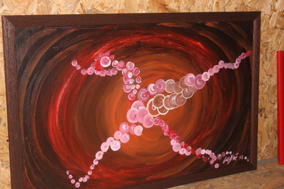 Medailon amatérského malíře Milana Vašáka 