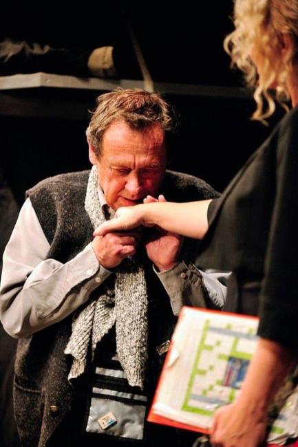 Světlana Nálepková a Oldřich Vízner na fotografiích z broumovského divadla