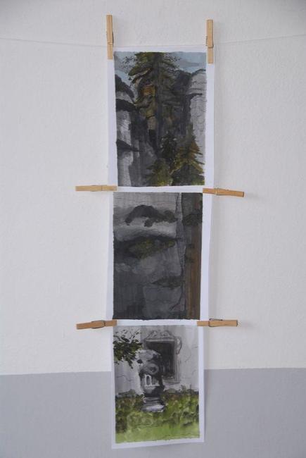 Studenti z pražského Žižkova přijeli kreslit na Broumovsko