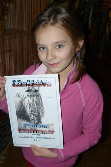 Podzimní prázdniny strávily děti na koních v hejtmánkovické jízdárně