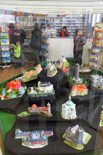 Expozice výstavy v polickém Muzeu papírových modelů představuje firmu Betexa