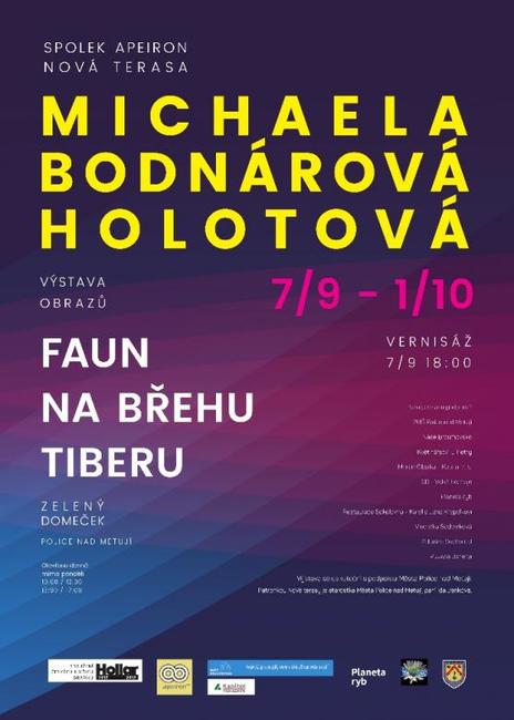 Slovenská malířka Michaela "Ela" Bodnárová zahájí výstavu v Polici nad Metují