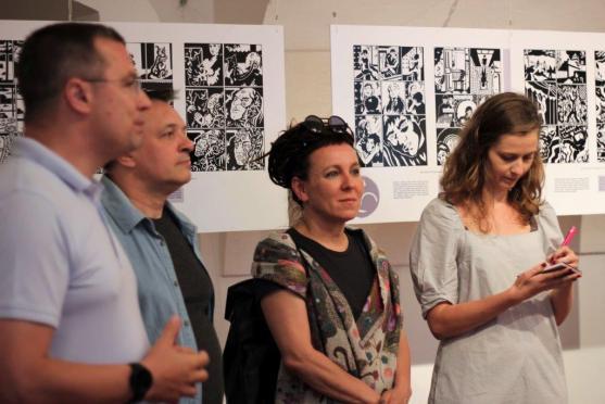 Festival Hory literatury nabídl výstavu komiksů i besedu s předními polskými spisovateli