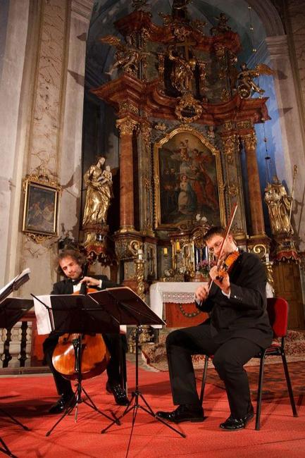 Česká televize natáčela koncert Zemlinského kvarteta v Otovicích 