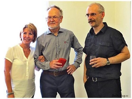 Dernisáž výstavy Jindřicha Růžičky s názvem V prostoru paměti 