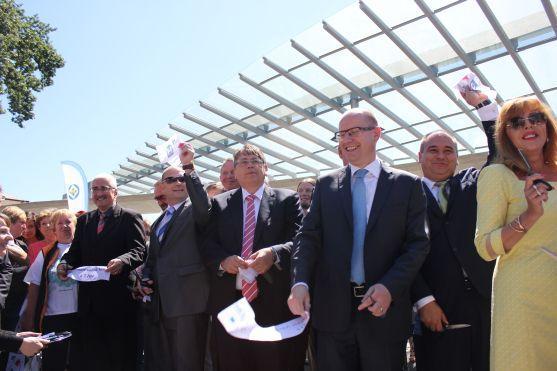 Na novém náchodském nádraží se skandovalo: "Ať žije Birke!"