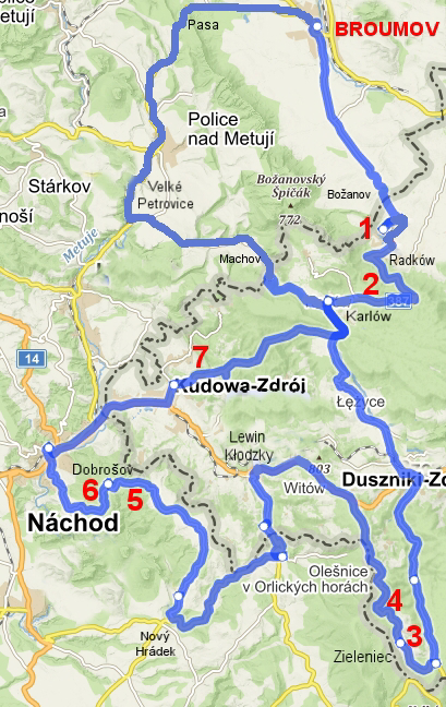 Křížem krážem CZ/PL (Mototrasy Broumov) - 1. díl 