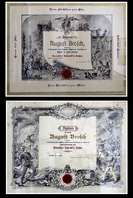 Muzeum Broumovska vystavuje předměty a archiválie mapující historii a vznik místních hasičských sborů