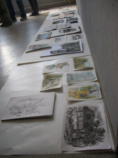 Studenti z pražského Žižkova přijeli kreslit na Broumovsko