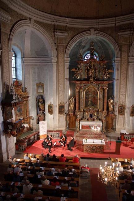 Česká televize natáčela koncert Zemlinského kvarteta v Otovicích 