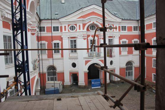 Klášter v Broumově má za sebou čtyři měsíce stavebních prací 