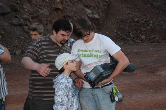 Dosud nezveřejněné fotografie z natáčení filmu Bastardi III v rožmitálském lomu u Broumova. Film má dnes premiéru v Náchodě 