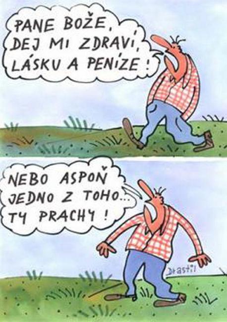 Vernisáž výstavy kresleného humoru Luboše Drastila provázel smích 