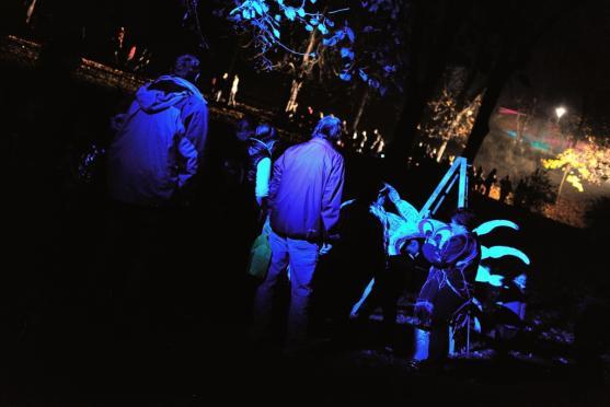 Strašidelnou Alejku letos znovu naplnila strašidla, děti a jejich smích