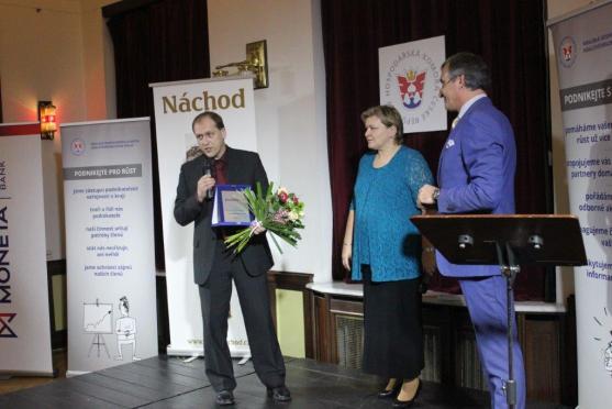 Firma PRIKNER - tepelné zpracování kovů, s.r.o. byla vyhlášena Firmou roku Náchodska 2016 