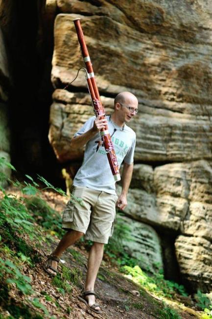 Dechový soubor Lignum Quintet vedl hudební dílnu a potom koncertoval ve Zdoňově 