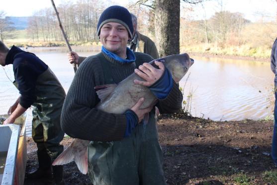 Ryby z rybníku v Hejtmánkovicích lovili hasiči