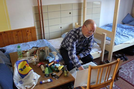 Křinice obsadili výtvarníci. Budou vystavovat, ale také recitovat 