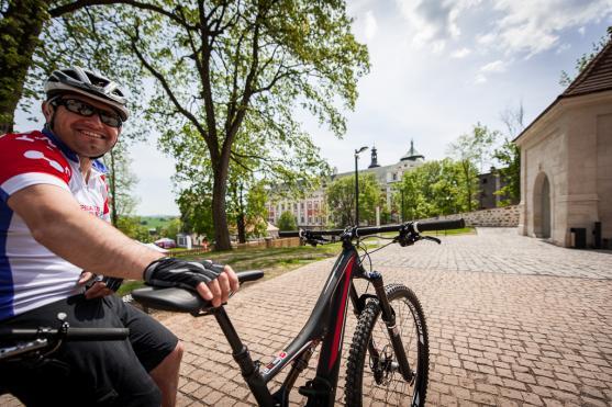 Klášterní zahrada se o víkendu proměnila v cykloráj Trail Days