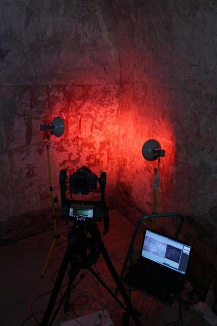 Fresku s námětem Posledního soudu v Broumově zkoumali metodou 3D laserového skenování