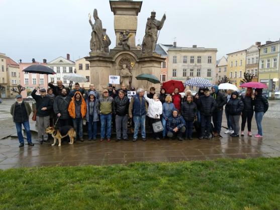 Broumov součástí politických protestů