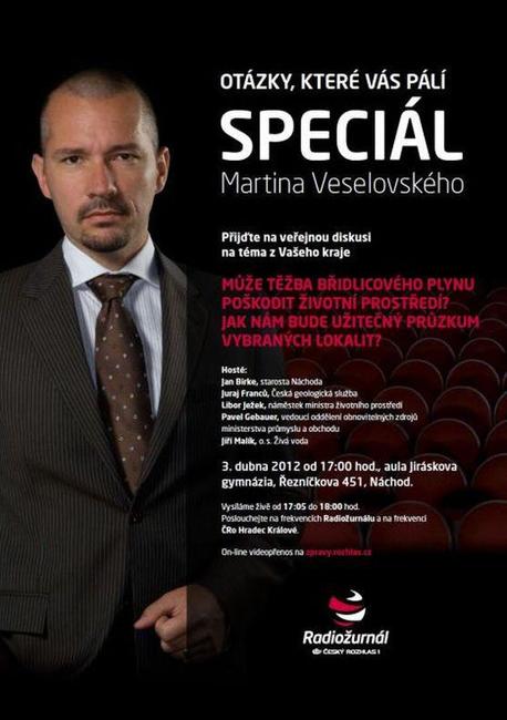 V Náchodě se bude opět diskutovat o těžbě břidlicových plynů a Český rozhlas bude u toho