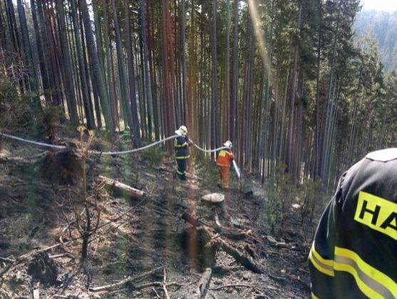 Hasiči na Broumovsku včera likvidovali hned dva požáry