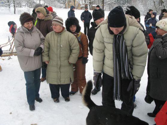Mentálně postižené děti z polského stacionáře v Dzierżoniowě jezdili na Janovičkách u Broumova se psím spřežením
