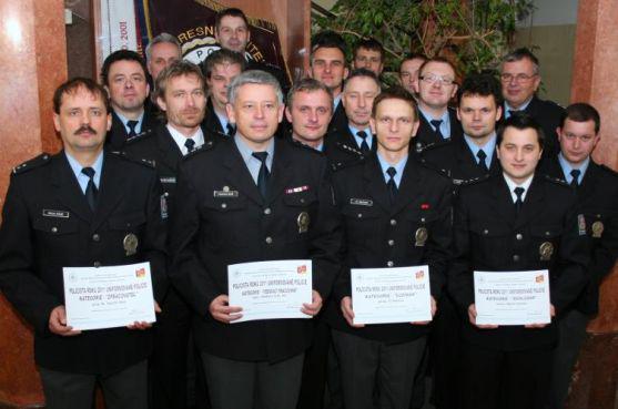 Tři zástupci broumovské policie byli oceněni v soutěži Policista roku 2011 náchodského územního odboru