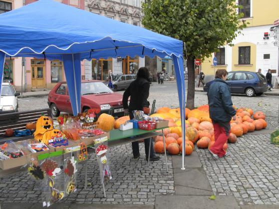 Na broumovském náměstí se sešlo 71 "dlabačů" dýní