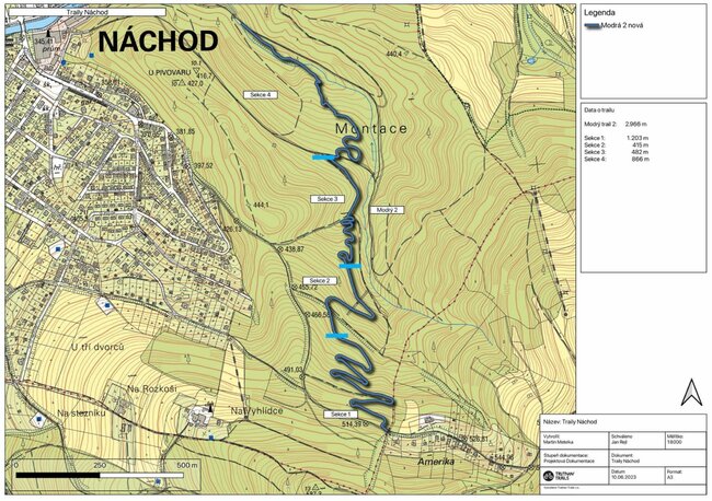 V náchodské Montaci se otevírá nový biketrail Lišák