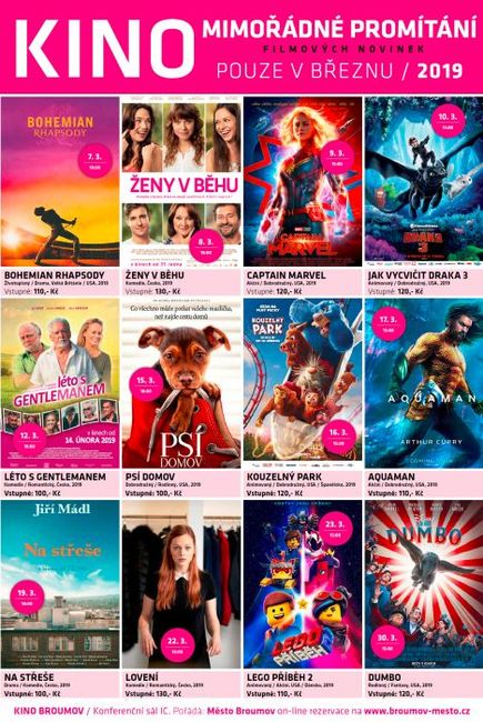 Nabídka akcí na Broumovsku pro víkend od 15. do 17. března