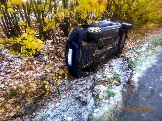 Na Broumovsku se nějak často převrací auta