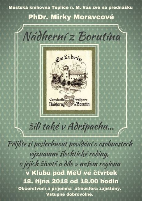 Nabídka akcí na Broumovsku pro víkend od 19. do 21. října