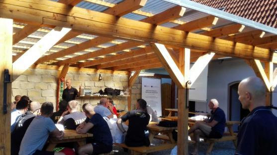 Hasiči obsadili Adršpašsko-teplické skály. Společně zde cvičili čeští i polští lezci