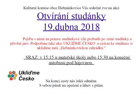 Nabídka akcí na Broumovsku pro víkend od 20. do 22. dubna