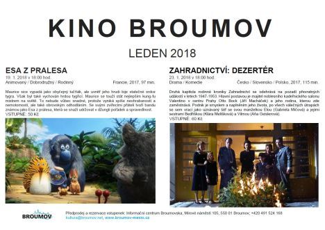 Nabídka akcí na Broumovsku pro víkend od 19. do 21. ledna