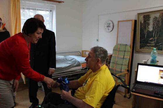 Předvánoční návštěva Domova pro seniory v Broumově