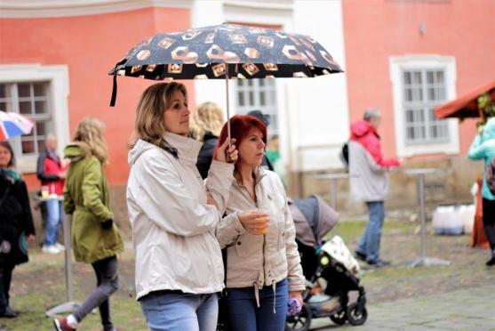 Lahodný burčák tekl v broumovském klášteře proudem