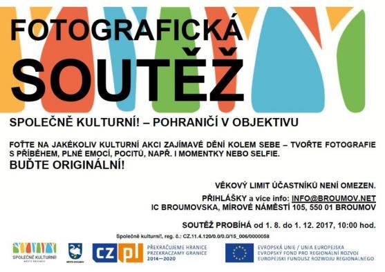Město Broumov vyhlásilo fotografickou soutěž Společně kulturní! - Pohraničí v objektivu