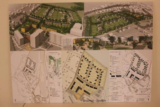 Ve Staré radnici jsou vystaveny návrhy Urbanistické soutěže Broumov - Spořilov