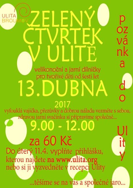 Nabídka akcí na Broumovsku pro víkend od 14. do 16. dubna